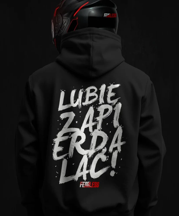 Lubię zapierdalać, męska bluza motocyklowa, bluza dla motocyklisty, bluzy dla motocyklistów, bluzy motocyklowe, bluza na motor, na prezent dla motocyklisty, bluza fearless, bluzy fearless, bluza motocyklowa, back.webp