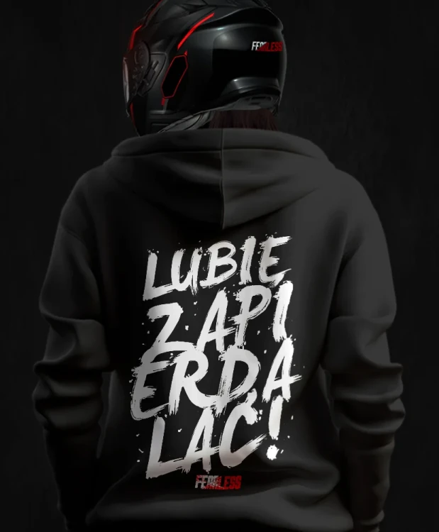 Lubię zapierdalać, damska bluza motocyklowa, bluza dla motocyklistki, bluzy dla motocyklistek, bluzy motocyklowe, bluza na motor, na prezent dla motocyklisty, bluza fearless, bluzy fearless, bluza motocyklowa, b (1).webp