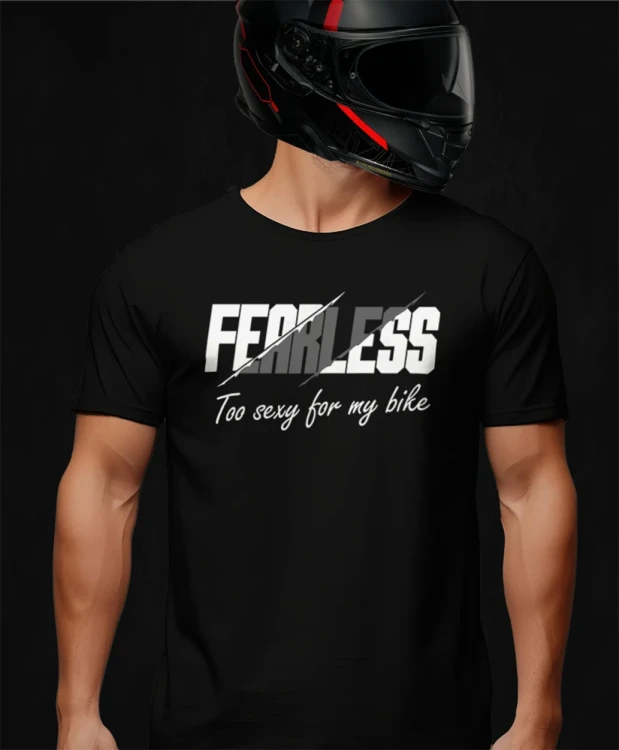 Dawca orgazmów, męska czarna koszulka motocyklowa, koszulka dla motocyklisty, koszulki dla motocyklistów, koszulki motocyklowe, koszulka na motor, koszulka fearless, koszulka motocyklowa, f.webp