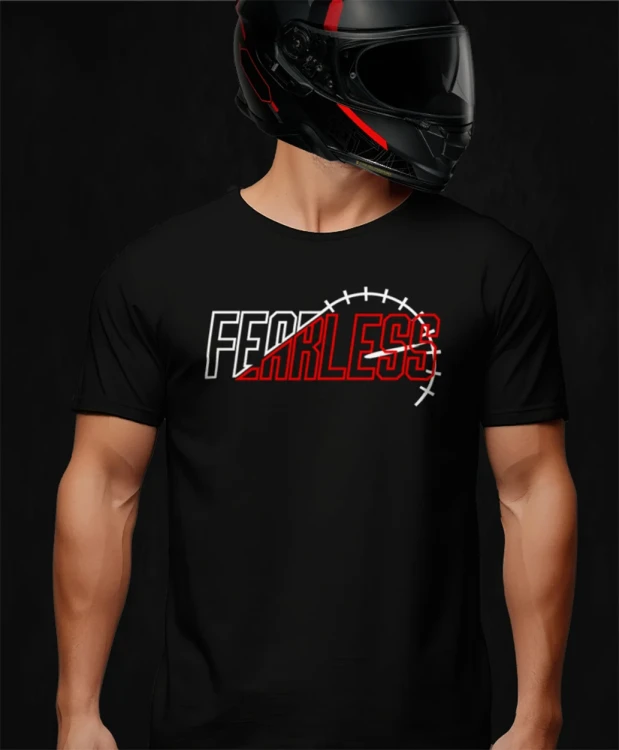 Yes officer i saw the speed limit, męska czarna koszulka motocyklowa, koszulka dla motocyklisty, koszulki dla motocyklistów, koszulki motocyklowe, na motor, koszulka fearless, koszulk.webp