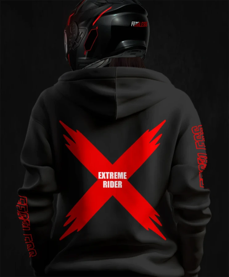 Extreme rider, damska bluza motocyklowa, bluza dla motocyklistki, bluza dla motocyklisty, bluzy motocyklowe, bluza na motor, na prezent dla fanów motocykli, bluza fearless, bluza motocyk.webp