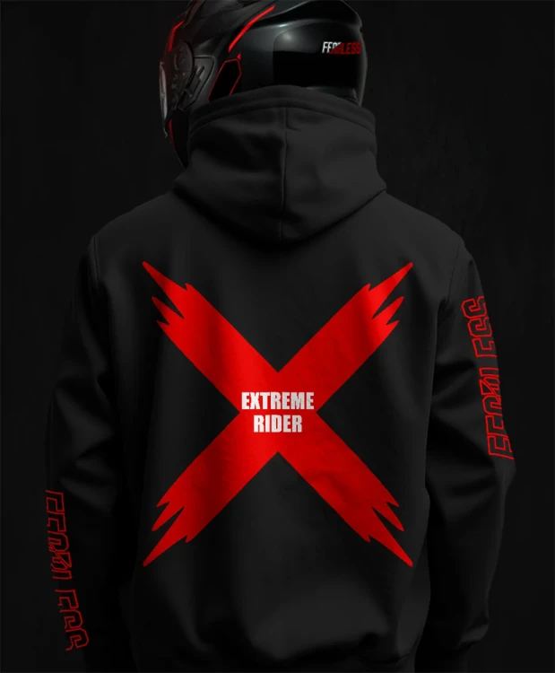 Extreme rider, męska bluza motocyklowa, bluza dla motocyklistki, bluza dla motocyklisty, bluzy motocyklowe, bluza na motor, na prezent dla fanów motocykli, bluza fearless, bluza motocykl.webp