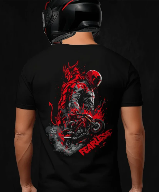 My dark side, męska czarna koszulka motocyklowa, koszulka dla motocyklisty, koszulki dla motocyklistów, koszulki motocyklowe, na motor, koszulka fearless, koszulka motocyklowa.webp