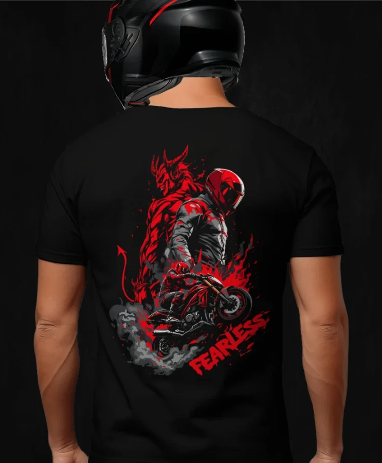 My dark side, męska czarna koszulka motocyklowa, koszulka dla motocyklisty, koszulki dla motocyklistów, koszulki motocyklowe, na motor, koszulka fearless, koszulka motocyklowa.webp