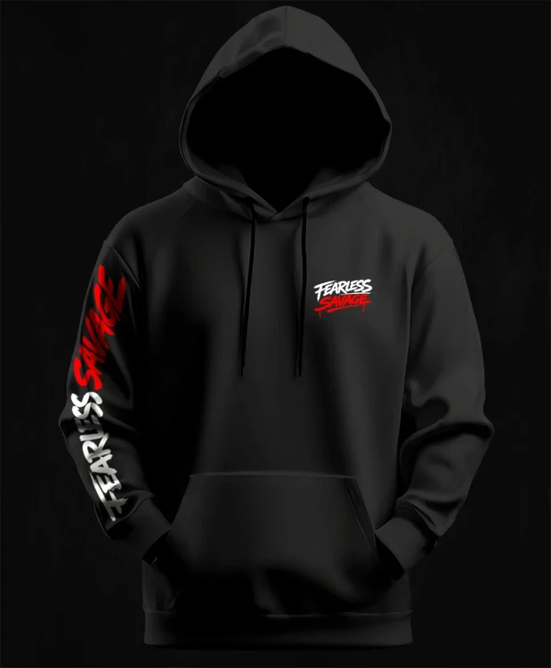 Fearless Savage, bluza dla motocyklisty, bluzy motocyklowe, bluza na motor, na prezent dla fanów motocykli, bluza fearless, bluzy fearless, bluza motocyklowa bc.webp