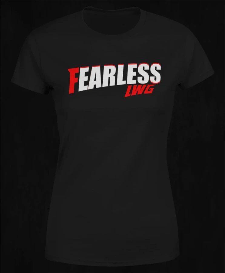 Fearless LWG, damska czarna  koszulka motocyklowa, koszulka dla motocyklistki, koszulki motocyklowe, koszulka na motor, koszulka fearless, koszulki fearless, koszulki motocyklowe, bc f.webp