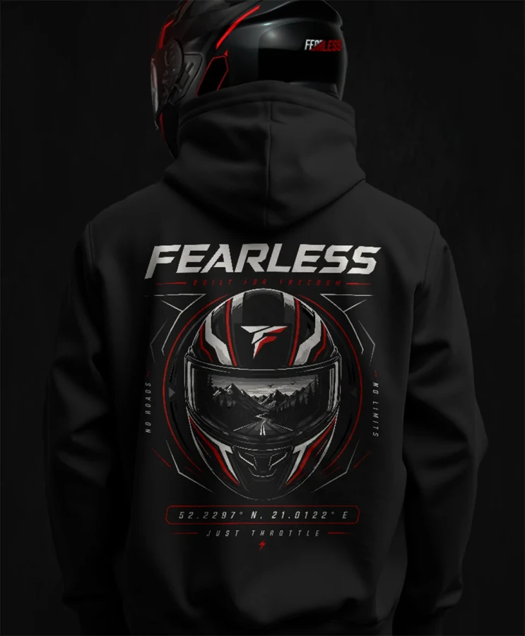 Built for freedom, męska bluza motocyklowa, bluza dla motocyklistki, bluza dla motocyklisty, bluzy motocyklowe, bluza na motor, na prezent dla fanów motocykli, bluza fearless, bluza moto.webp