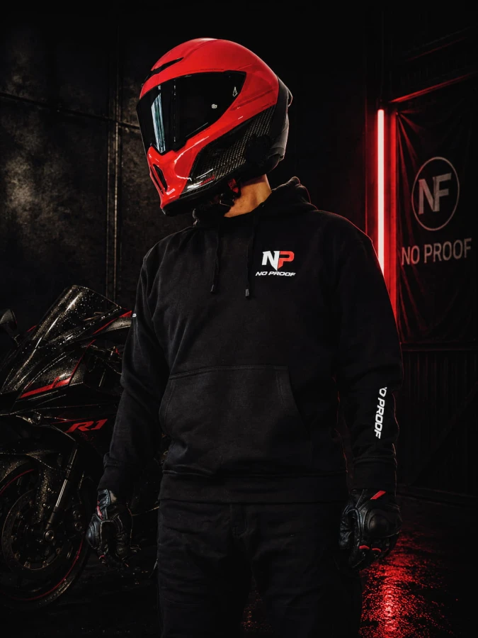 Bluza motocyklowa NO PROOF NIE ZWALNIAM NAWET KIEDY POWINIENIEM przód